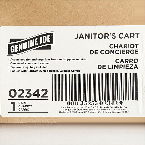 Genuine Joe Workhorse Janitor's Cart (02342)