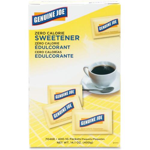 Genuine Joe Sucralose Zero Calorie Sweetener Packets (GJO70468)