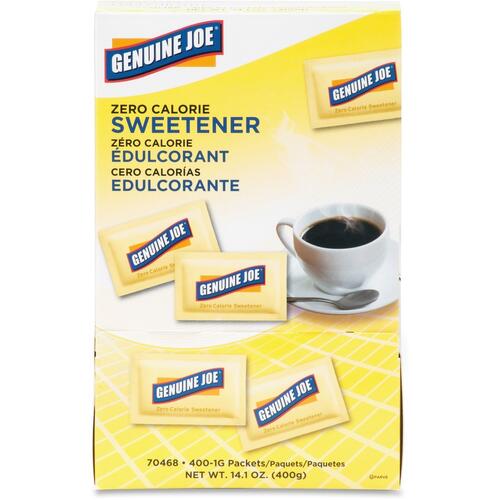 Genuine Joe Sucralose Zero Calorie Sweetener Packets (GJO70468)
