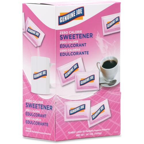 Genuine Joe Saccharine Zero Calorie Sweetener Packets (GJO70469)