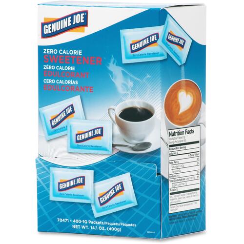 Genuine Joe Aspartame Zero Calorie Sweetener Packs (GJO70471)