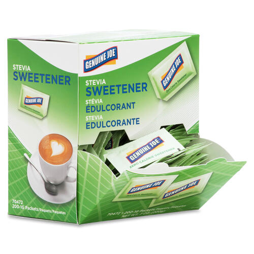Genuine Joe Stevia Natural Sweetener Packets (GJO70472)
