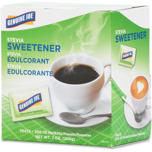 Genuine Joe Stevia Natural Sweetener Packets (GJO70472)