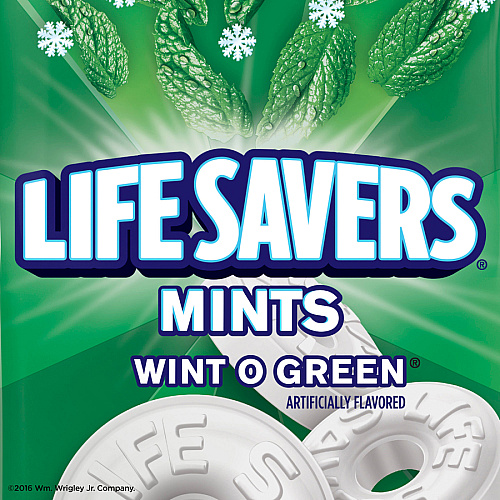 Wrigley Life Savers Mints Wint O Green Hard Candies (08504)