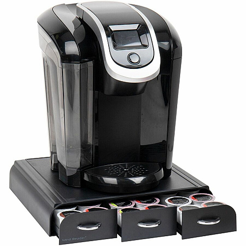 Mind Reader EMS Mind 3-drawer Coffee Pod Organizer (TRY3PCBLK)