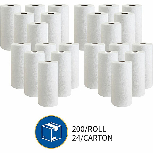 Genuine Joe Kitchen Roll Flexible Size Towels (24081)