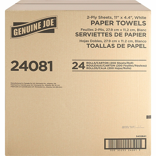 Genuine Joe Kitchen Roll Flexible Size Towels (24081)