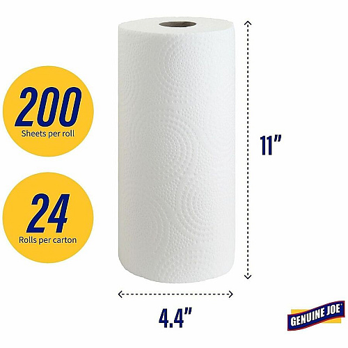 Genuine Joe Kitchen Roll Flexible Size Towels (24081)