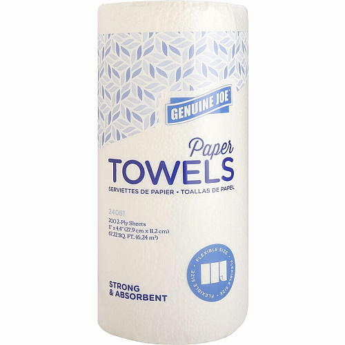 Genuine Joe Kitchen Roll Flexible Size Towels (24081)