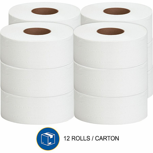 Genuine Joe Jumbo Roll Bath Tissues (2510012)