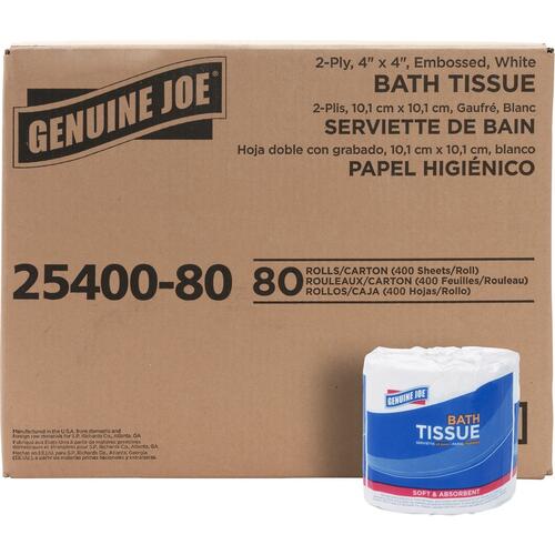 Genuine Joe 2-ply Standard Bath Tissue Rolls (GJO2540080)