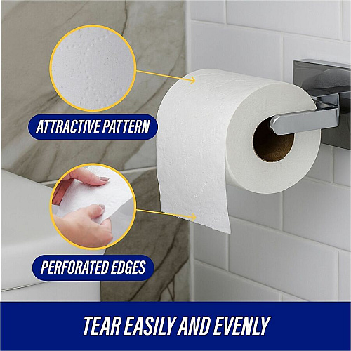 Genuine Joe 2-ply Standard Bath Tissue Rolls (2540096)