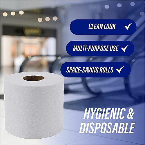 Genuine Joe 2-ply Standard Bath Tissue Rolls (2540096)