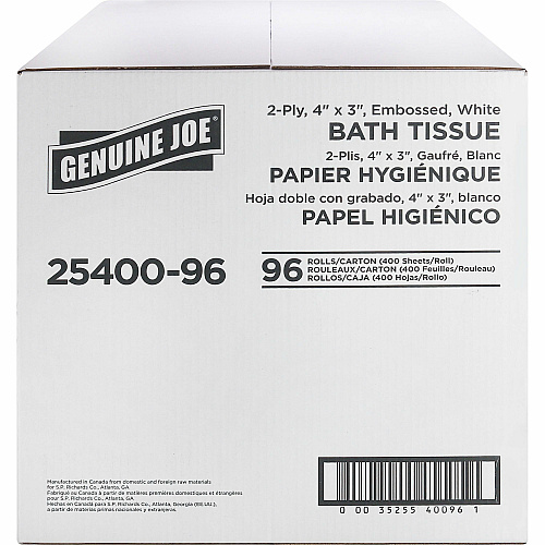 Genuine Joe 2-ply Standard Bath Tissue Rolls (2540096)