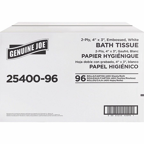 Genuine Joe 2-ply Standard Bath Tissue Rolls (2540096)