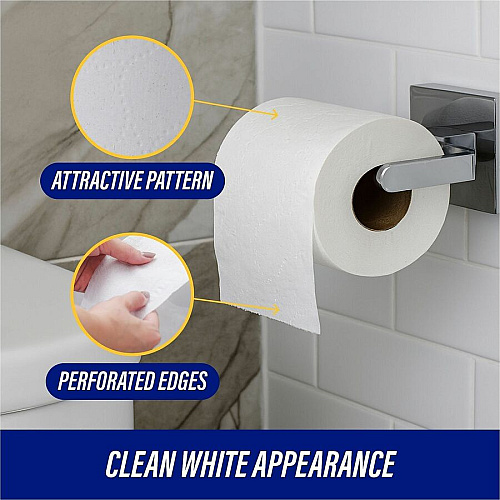 Genuine Joe 2-ply Standard Bath Tissue Rolls (2550096)