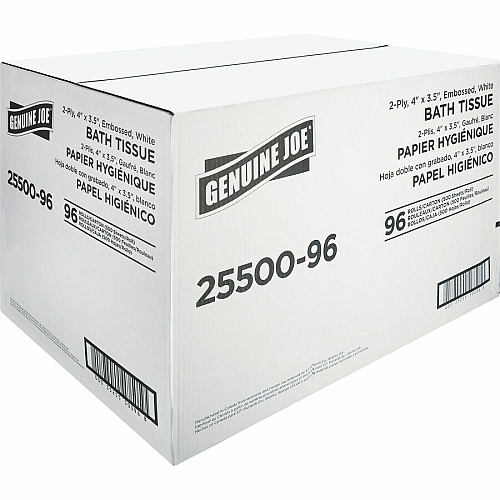 Genuine Joe 2-ply Standard Bath Tissue Rolls (2550096)