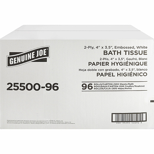 Genuine Joe 2-ply Standard Bath Tissue Rolls (2550096)