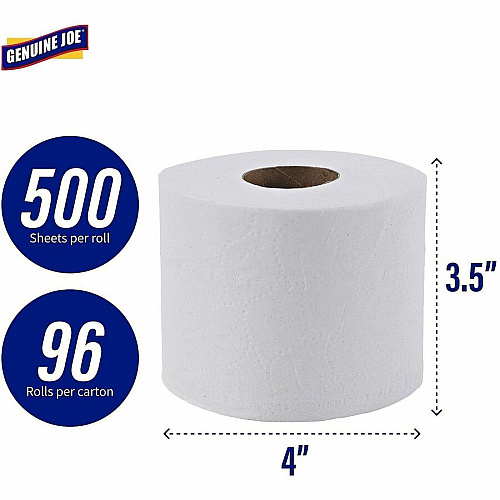 Genuine Joe 2-ply Standard Bath Tissue Rolls (2550096)