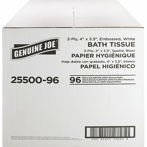 Genuine Joe 2-ply Standard Bath Tissue Rolls (2550096)