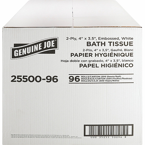 Genuine Joe 2-ply Standard Bath Tissue Rolls (2550096)
