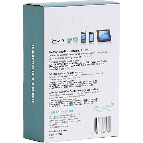 Bausch + Lomb Sight Savers Pre-Moistened Cleaning Tissues (8576)