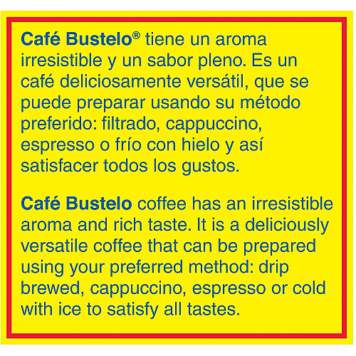 Cafe Bustelo Ground Espresso Coffee (1014)