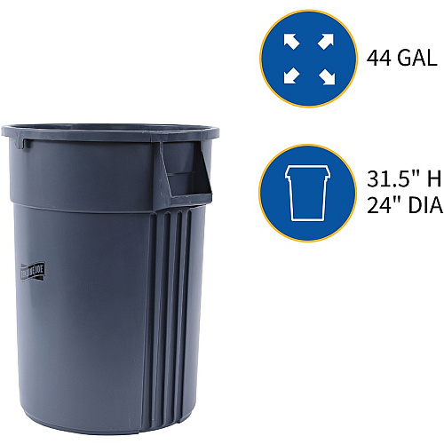 Genuine Joe 44-gallon Heavy-duty Trash Container (11581)
