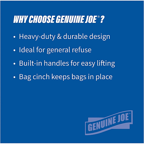 Genuine Joe 44-gallon Heavy-duty Trash Container (11581)