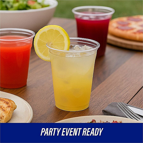 Genuine Joe 16 oz Clear Plastic Cups (58230)