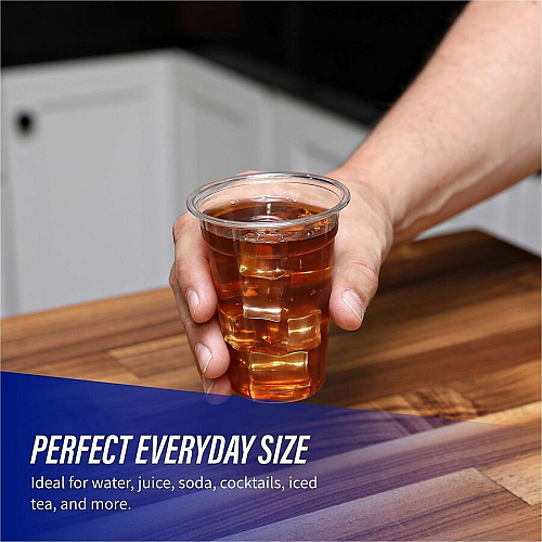 Genuine Joe 9 oz Clear Plastic Cups (58233)
