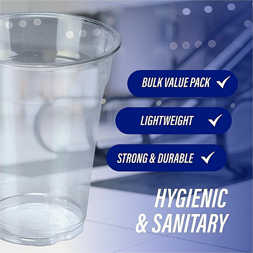 Genuine Joe 9 oz Clear Plastic Cups (58233)