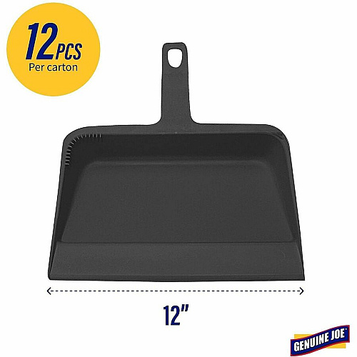 Genuine Joe Heavy-duty Plastic Dust Pan (02406CT)