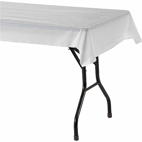 Genuine Joe Banquet-Size Plastic Tablecover (10324CT)