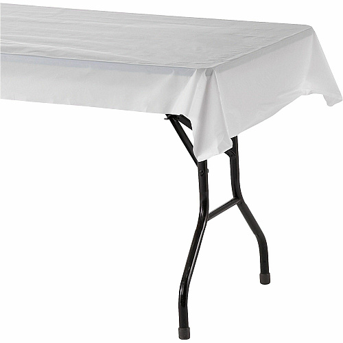 Genuine Joe Banquet-Size Plastic Tablecover (10324CT)