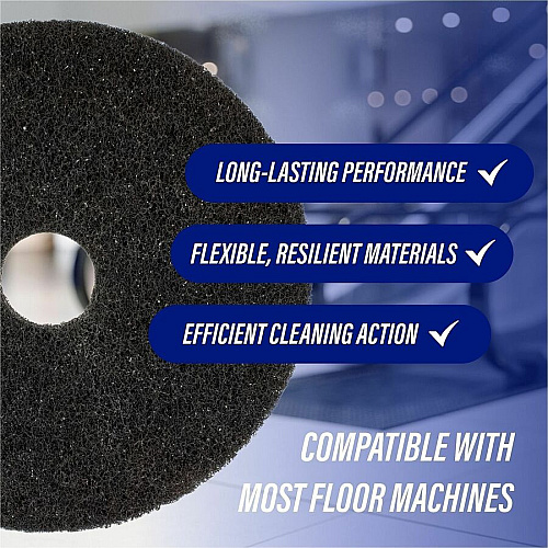 Genuine Joe Black Floor Stripping Pad (90220)