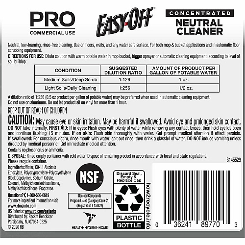 Professional EASY-OFF Neutral Cleaner (89770)