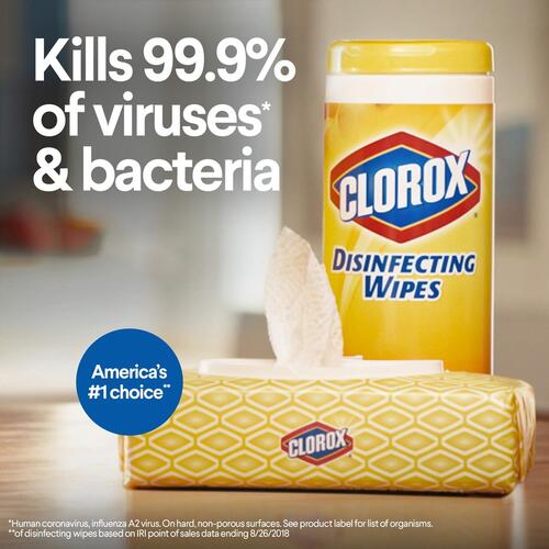 Clorox Disinfecting Wipes, Bleach-Free Cleaning Wipes