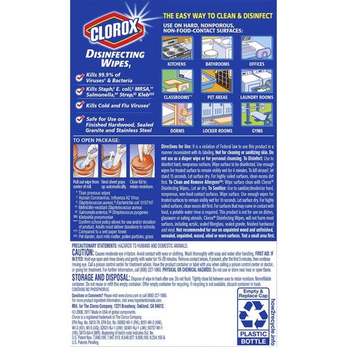 Clorox Disinfecting Wipes, Bleach-Free Cleaning Wipes