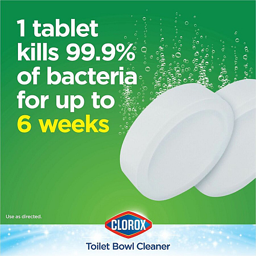 Clorox Ultra Clean Toilet Tablets Bleach (30024)