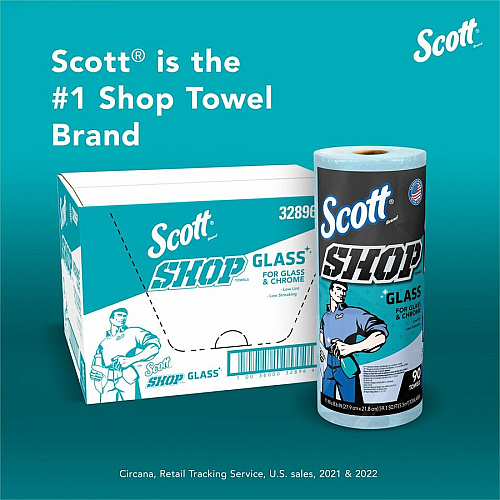 Scott Glass Cleaning Shop Towels (32896)