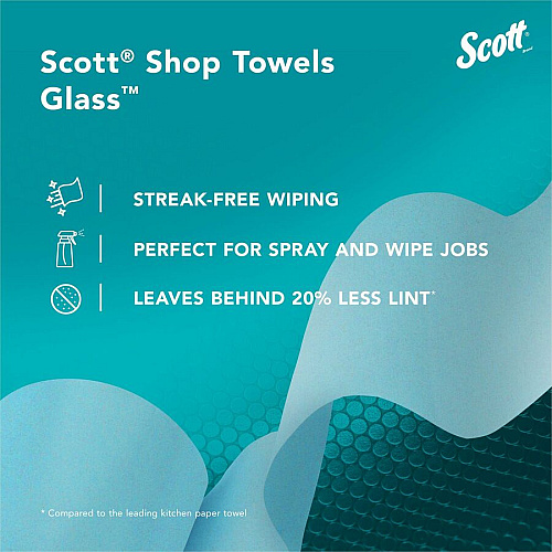 Scott Glass Cleaning Shop Towels (32896)