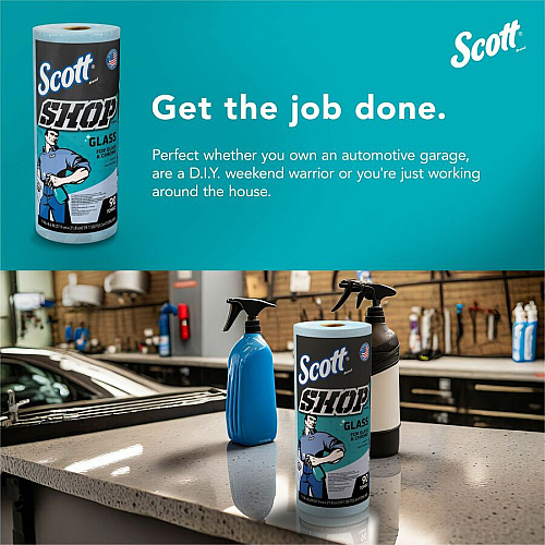 Scott Glass Cleaning Shop Towels (32896)