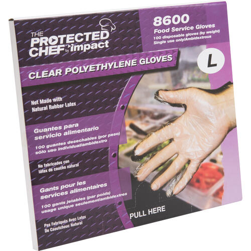 Protected Chef Disposable General Purpose Gloves (8600L)