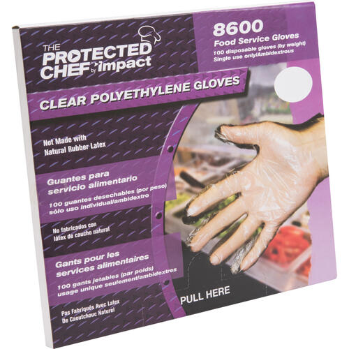 Protected Chef Disposable General Purpose Gloves (8600S)