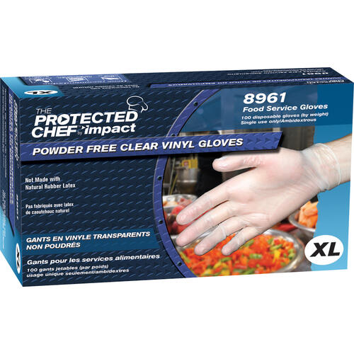 Protected Chef Vinyl General Purpose Gloves (8961XL)