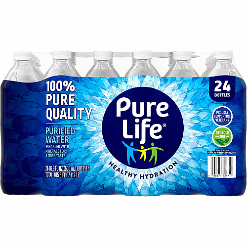 Pure Life Purified Bottled Water (101264PL)