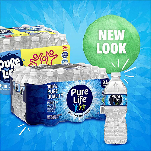 Pure Life Purified Bottled Water (101264PL)