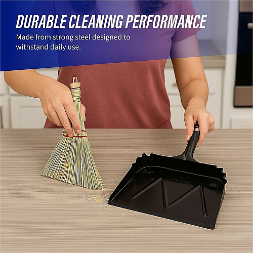 Genuine Joe Heavy-Duty Metal Dustpan (85151)