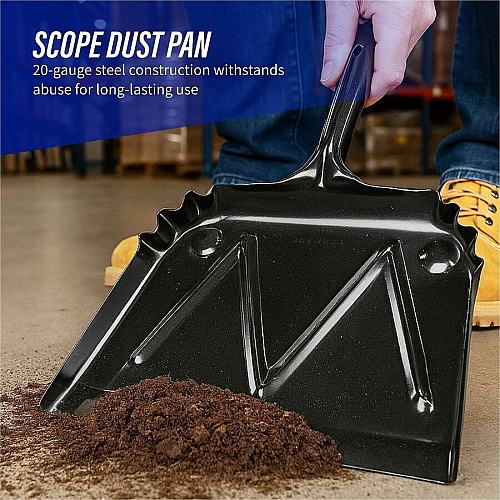 Genuine Joe Heavy-Duty Metal Dustpan (85151)